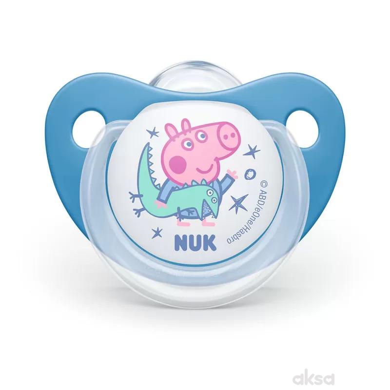 Nuk varalica silikon Peppa Pig u hig.kutiji vel 2