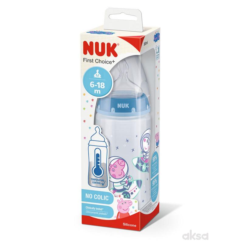 Nuk flašica sa term.indikatorom Peppa Pig 300ml 