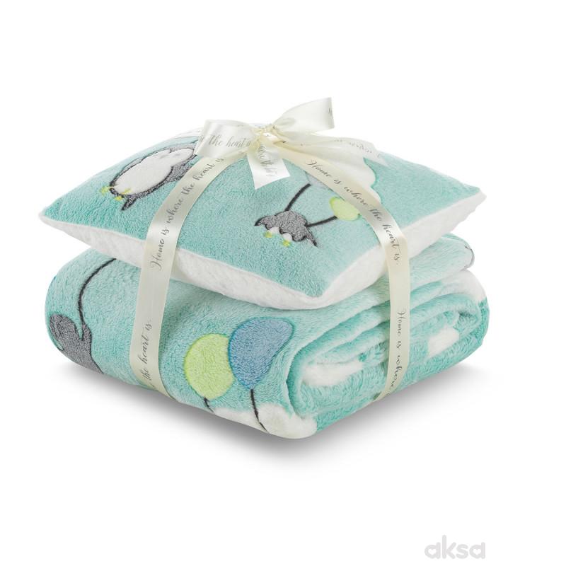 Dormeo set za decu Warm Hug 2021, mint