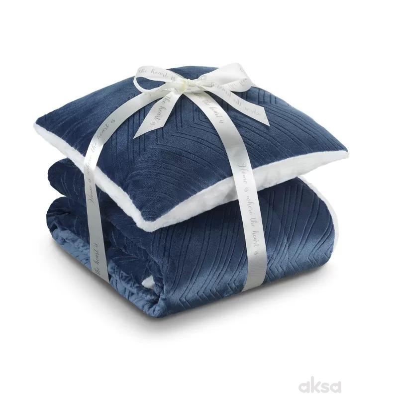 Dormeo set Warm Hug 2021, plava