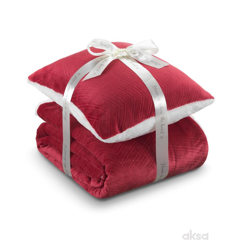 Dormeo set Warm Hug 2021, crvena 