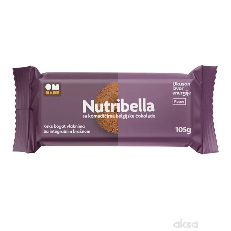 Nutribella keks belgijska čokolada, 105g