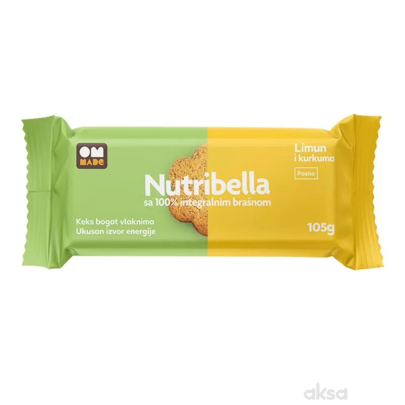 Nutribella keks limun i kurkuma, 105g 