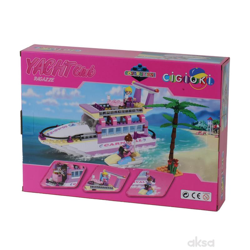 Cigioki kocke set jahta