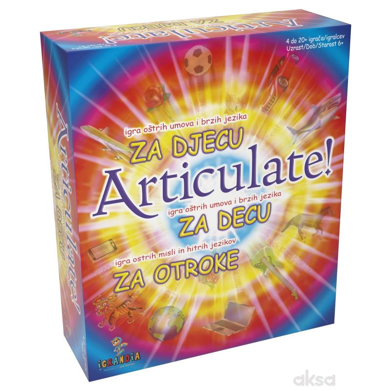 DI: Articulate - junior