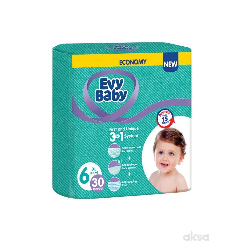 Evy baby pelene twin 6 XL 15-30kg 30kom 3 u 1 