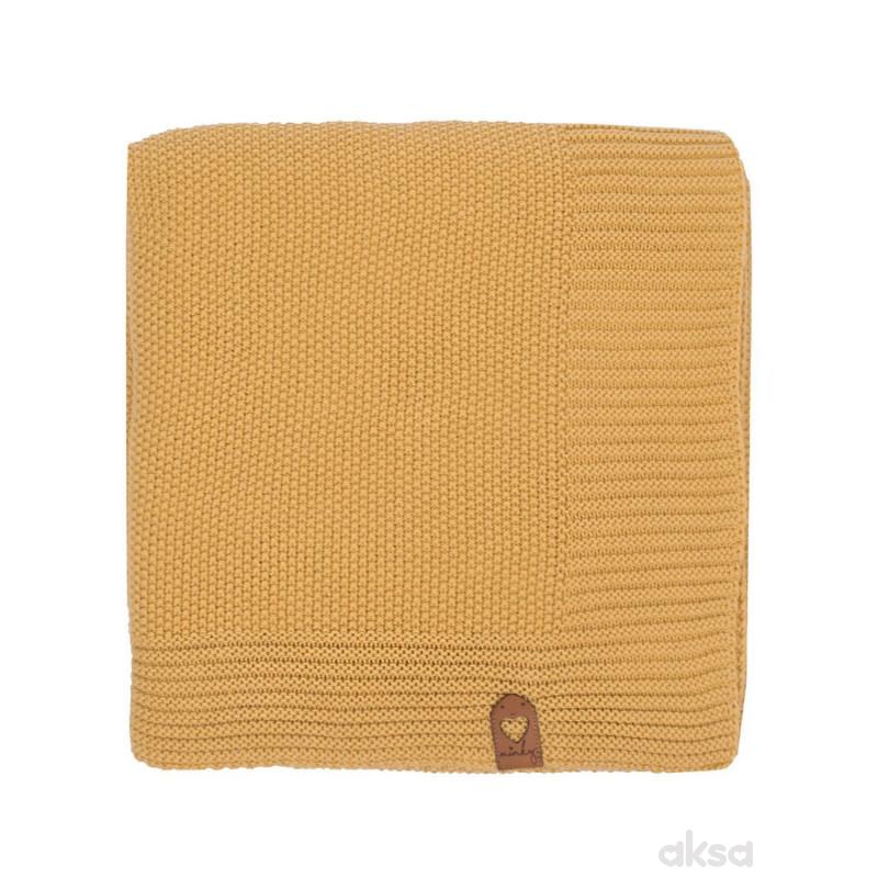 Minky prekrivač 80x110, žuta