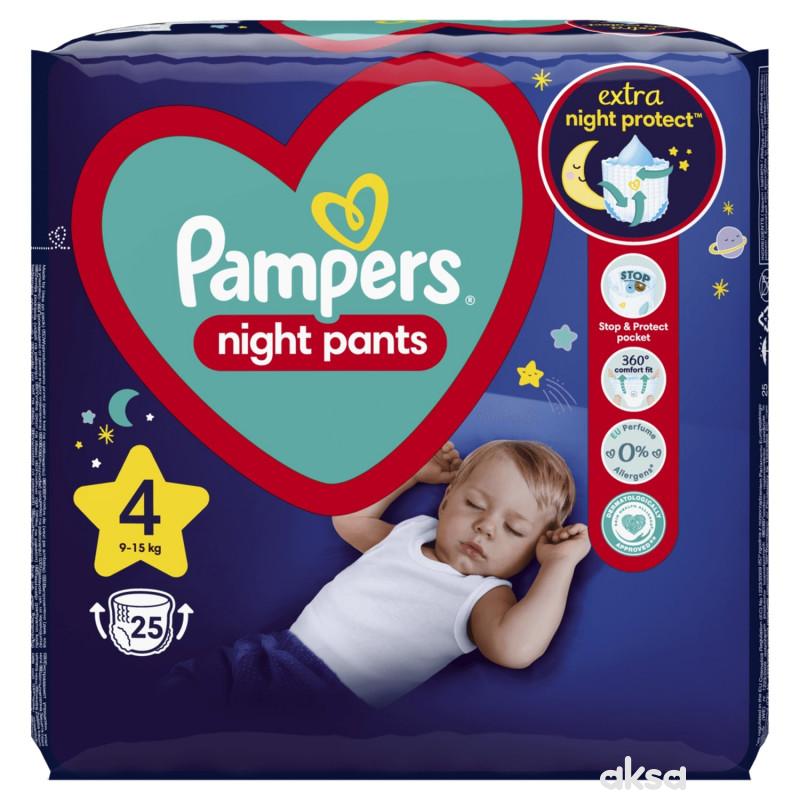 Pampers Night Pants VP 4, 9-15kg 25kom 