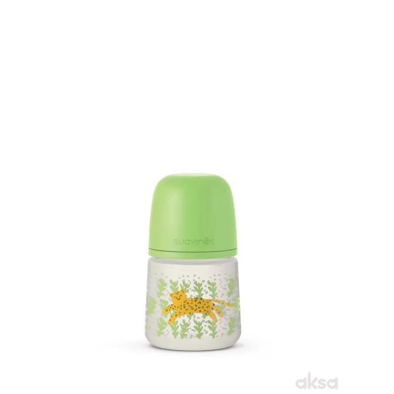 Suavinex flašica spori protok 150ml, zelena, 0m+