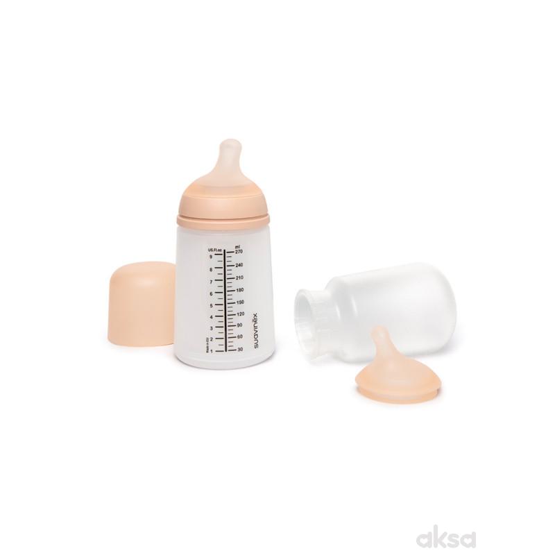 Suavinex flašica srednji protok 270ml, 0m+