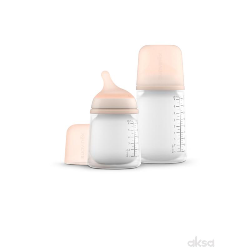 Suavinex flašica srednji protok 270ml, 0m+