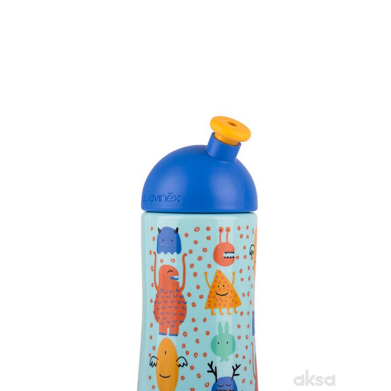 Suavinex flašica sa piskom 360 ml, plava, 18m+ 