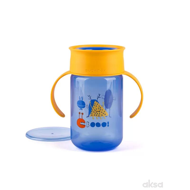 Suavinex šolja sa diskom 340 ml, plava, 12m+