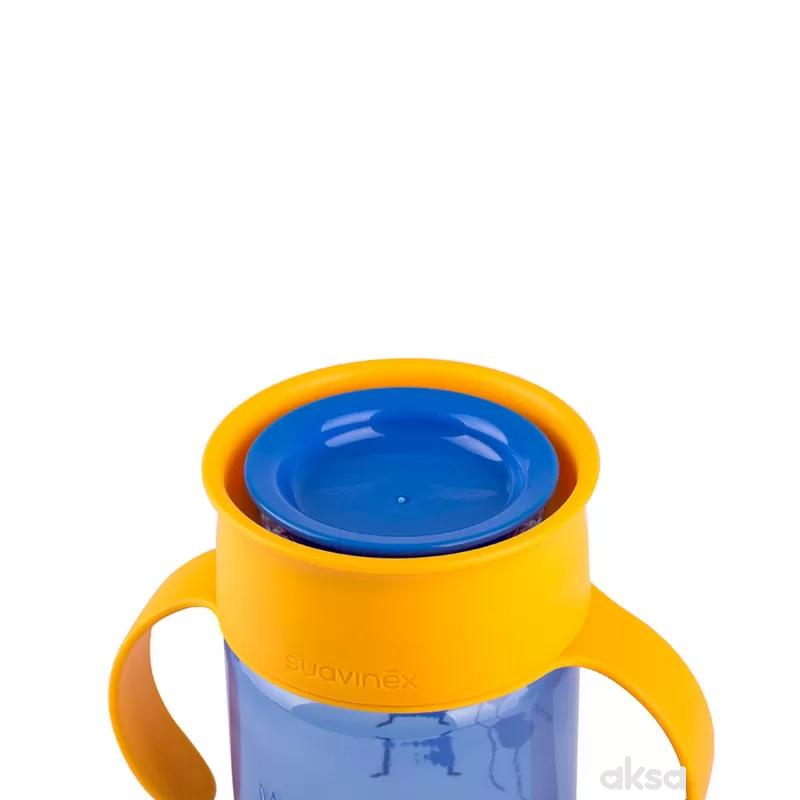 Suavinex šolja sa diskom 340 ml, plava, 12m+
