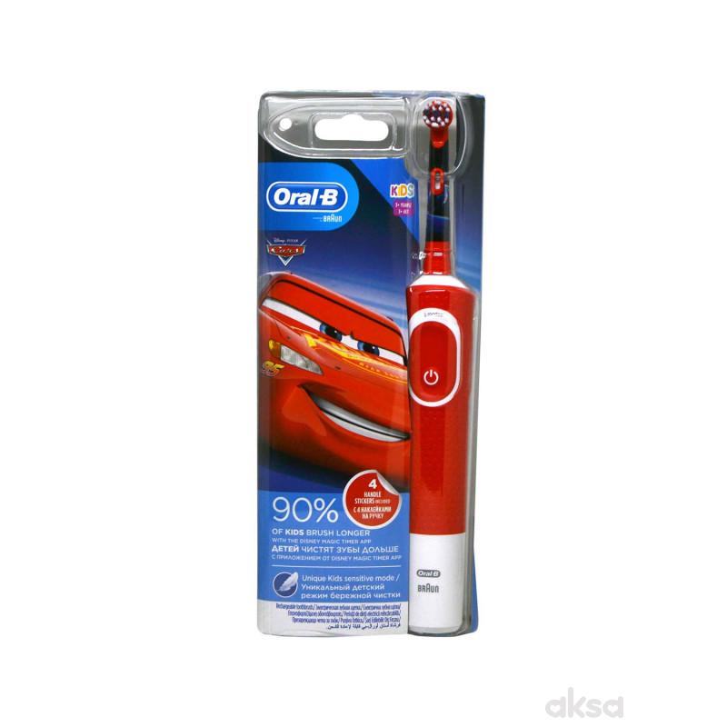 Oral B Cars Power 100, elek. čet. za zube za decu