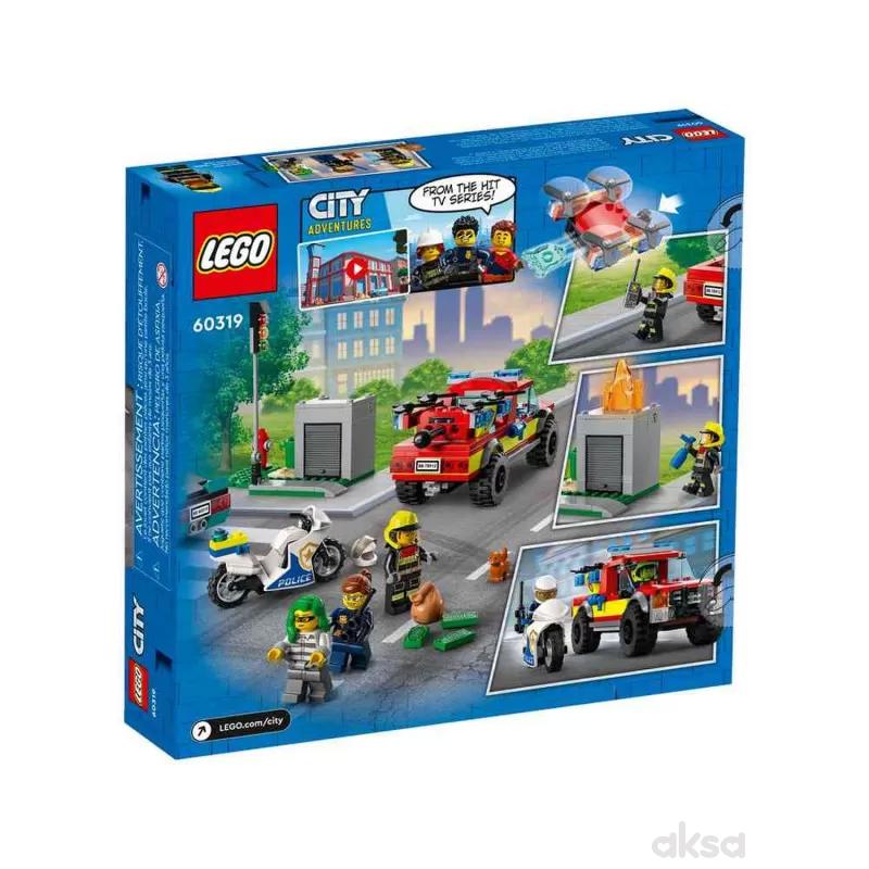 LEGO CITY FIRE RESCUE & POLICE CHASE