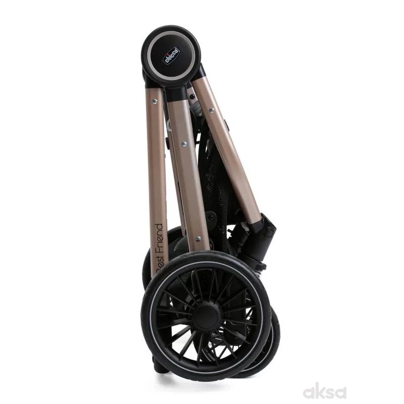 Chicco kolica Best friend Pro 0m+, Black ReLux