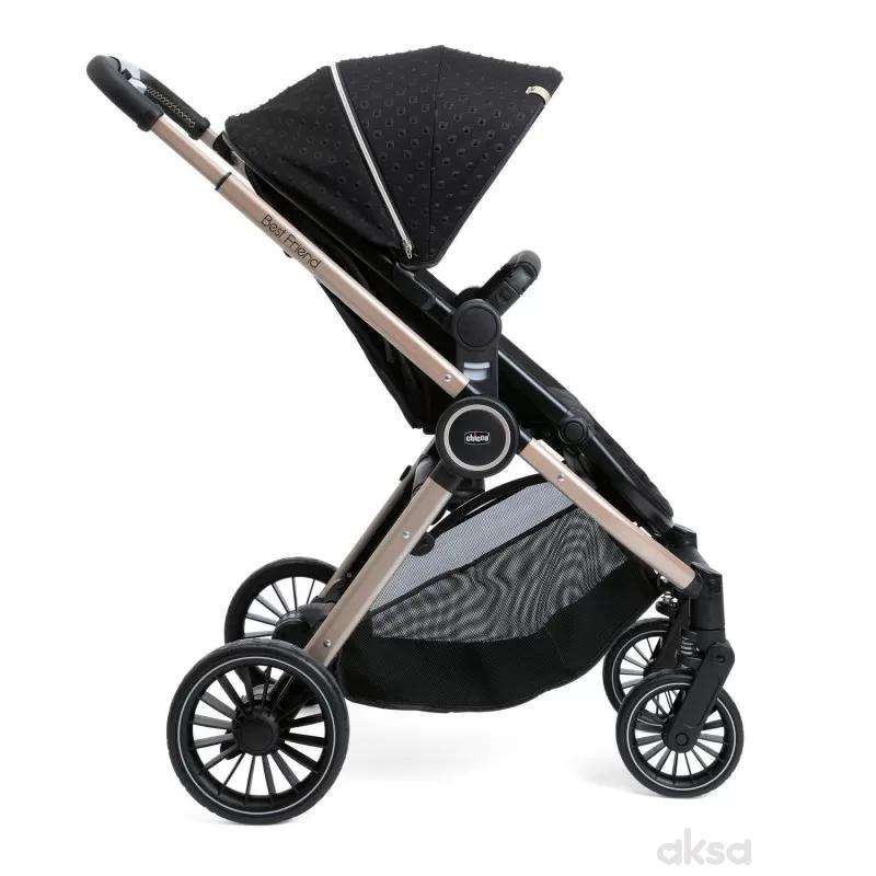 Chicco kolica Best friend Pro 0m+, Black ReLux