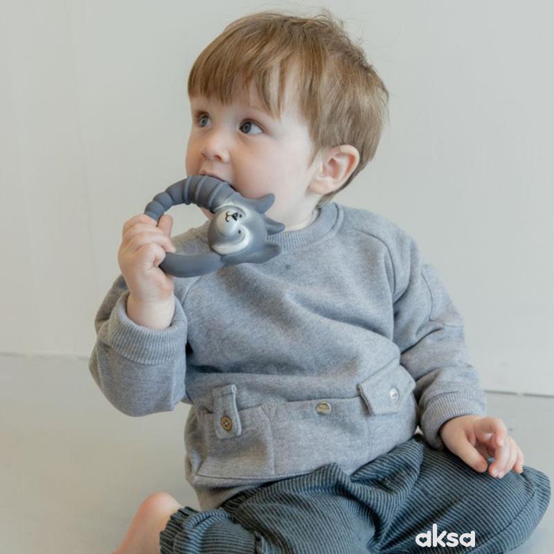 Natruba glodalica rakun, siva 