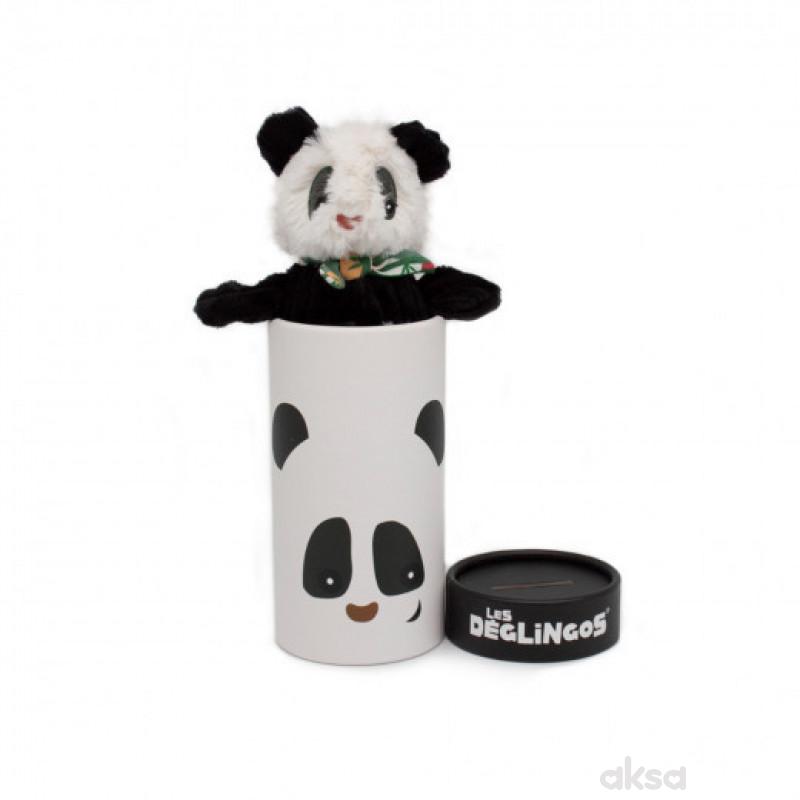 Les Deglingos Rototos panda u kutiji small plush 