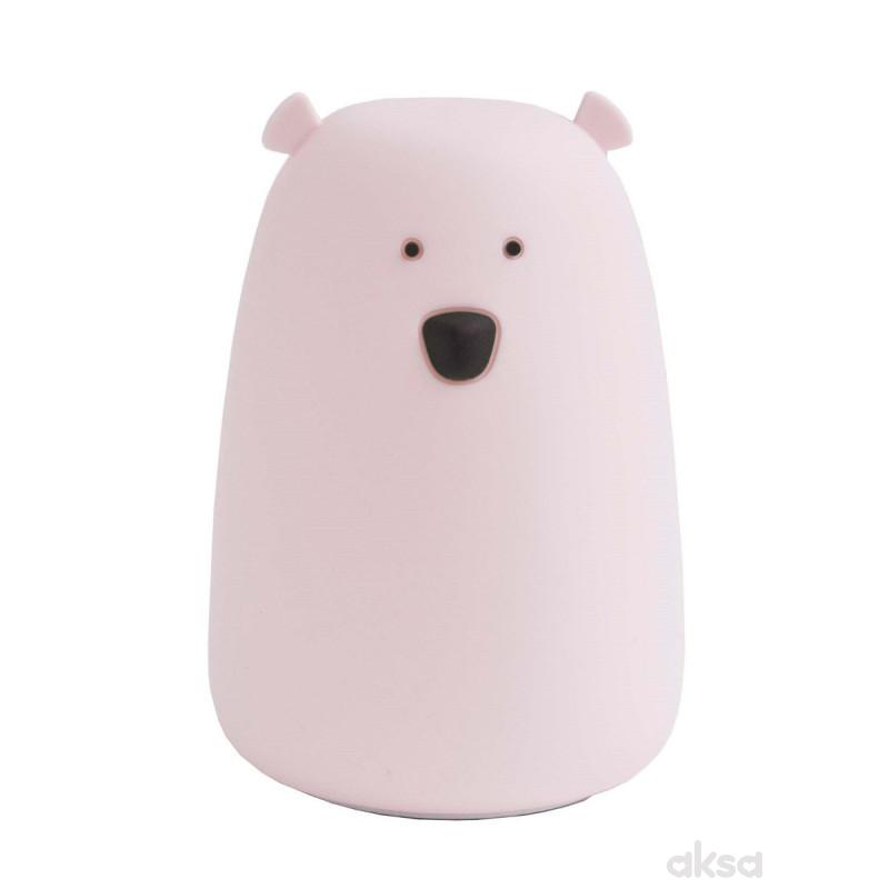 Rabbit n Friends lampa medved roze 