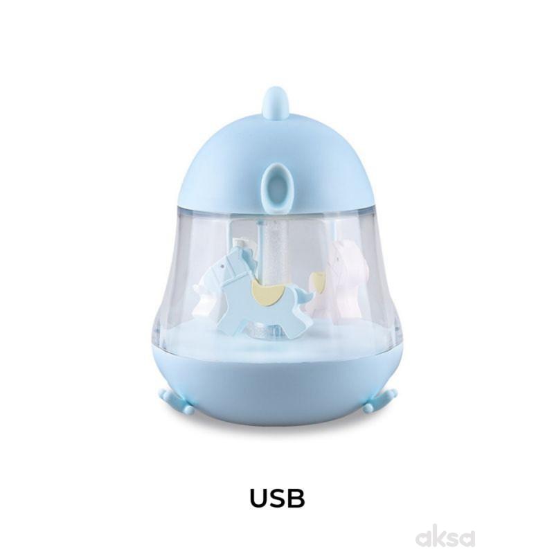 Rabbit n Friends lampa sa karuselom plava 