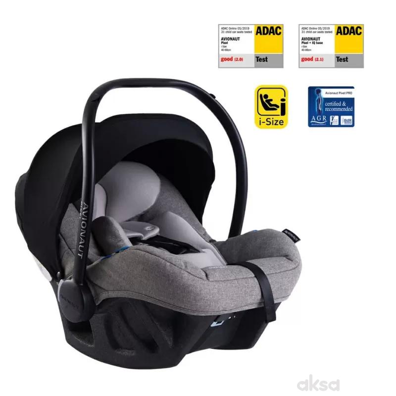 Avionaut auto sedište Pixel PRO 0-13kg, sivo