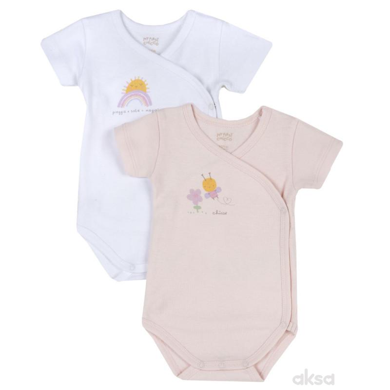 Chicco bodi benka kr set 2/1, devojčice