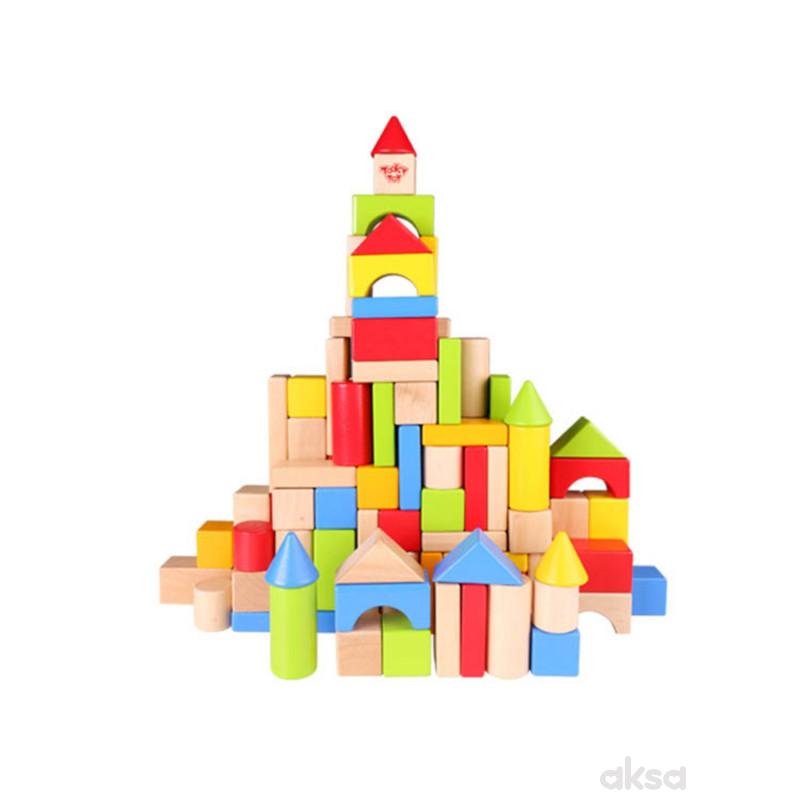Tooky toy drveni blokovi - 100 kom