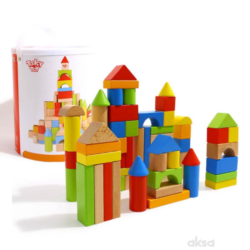 Tooky toy drveni blokovi - 100 kom
