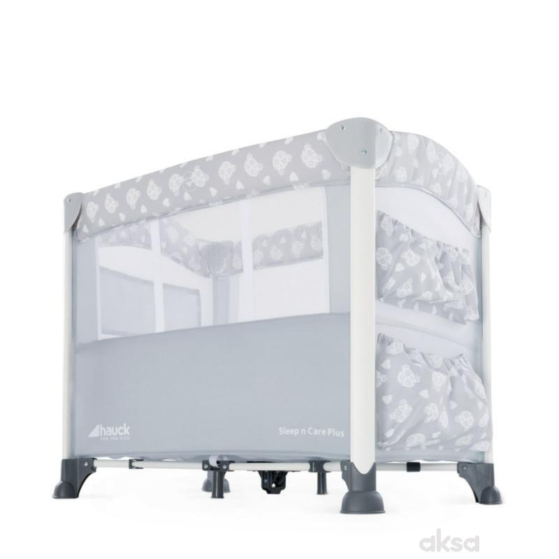Hauck prenosivi krevetac SleepNCare Plus,TeddyGrey