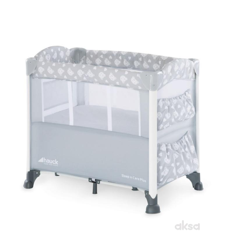 Hauck prenosivi krevetac SleepNCare Plus,TeddyGrey