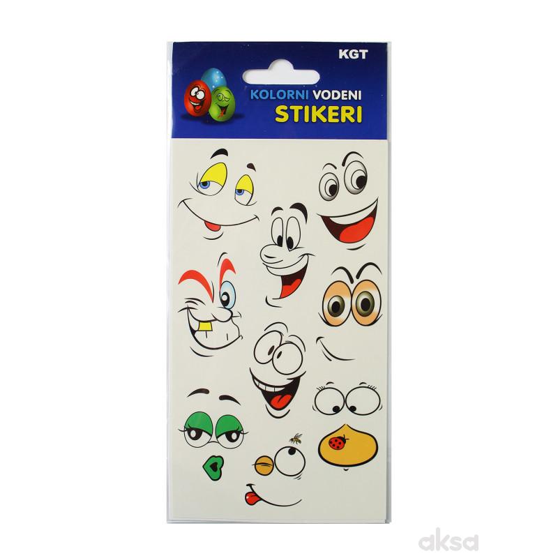 Kgt vodeni stikeri facijalni