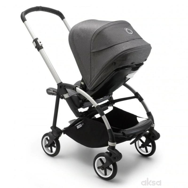 Bugaboo kolica Bee 6 sivi ram, grey melange 