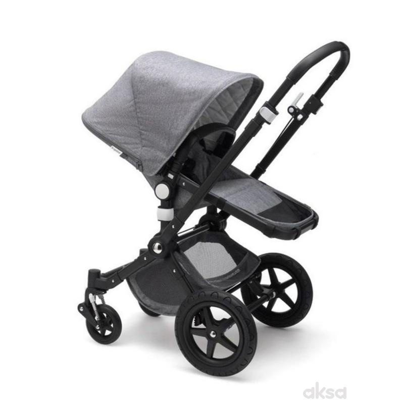 Bugaboo kolica Cameleon 3 crni ram, grey melange 