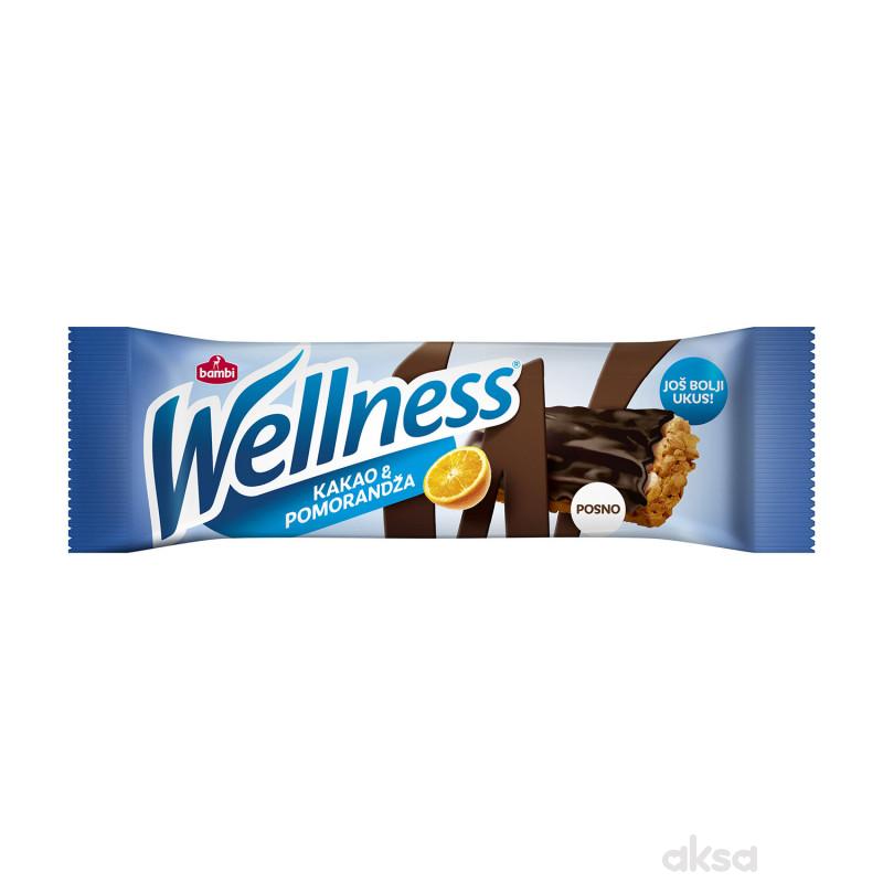 Wellness bar kakao i pomorandža, 30g