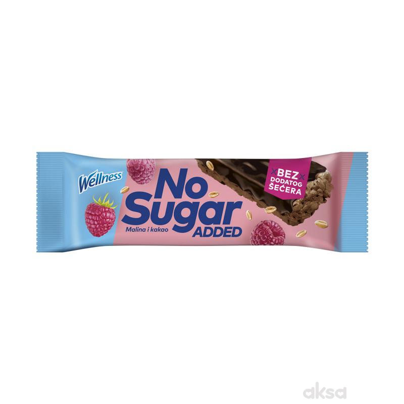 Wellness bar no sugar added malina i kakao, 23g 