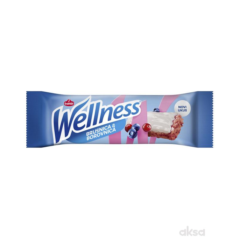 Wellness bar brusnica i borovnica, 23g