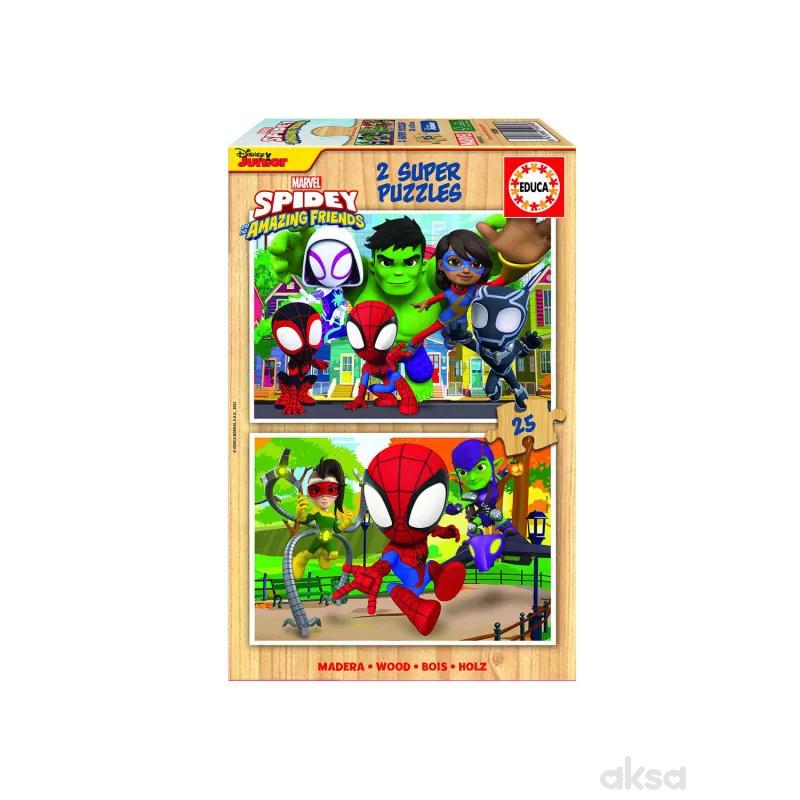 Educa slagalica Spidey i drug. 2x25 delova/djelova