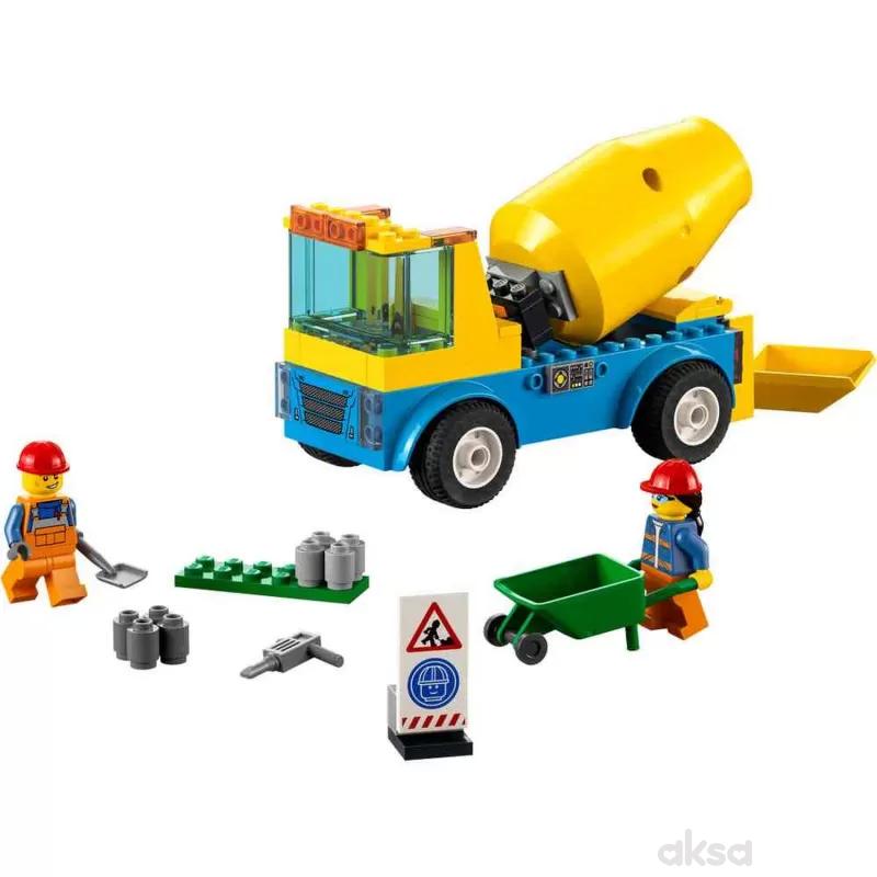 Lego City cement mixer truck