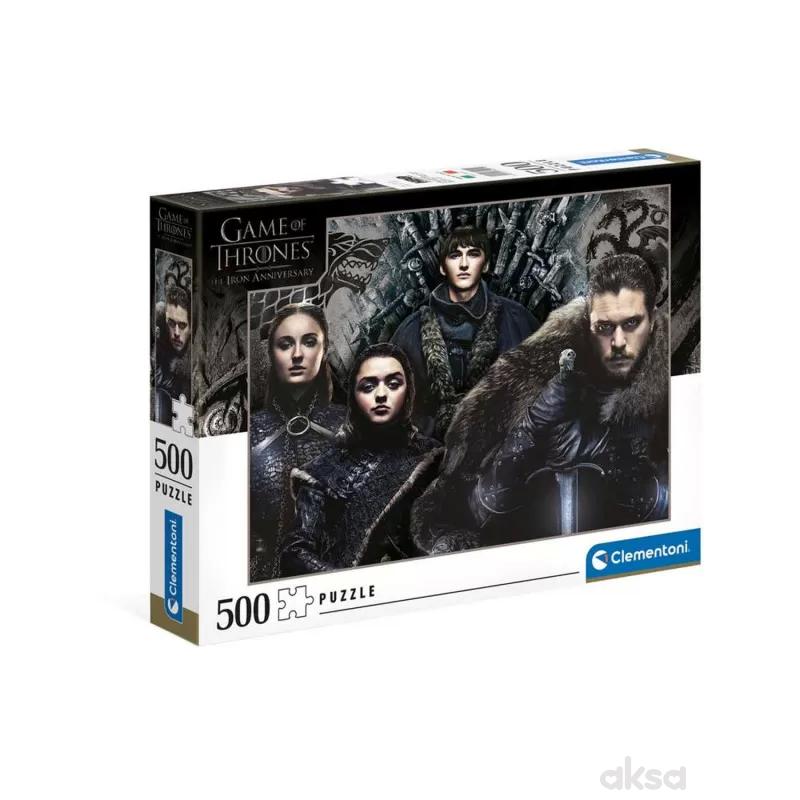 Clementoni puzzle 500 game of thrones