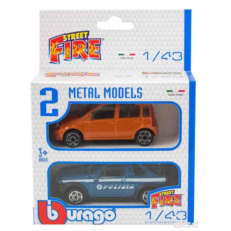 Burago street fire set 2 kom