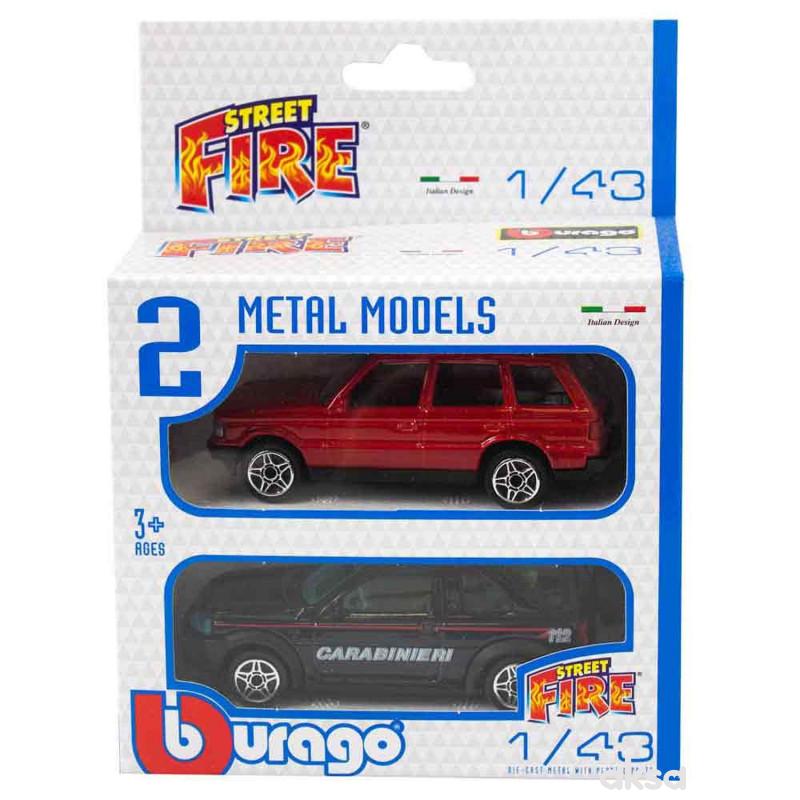 Burago street fire set 2 kom