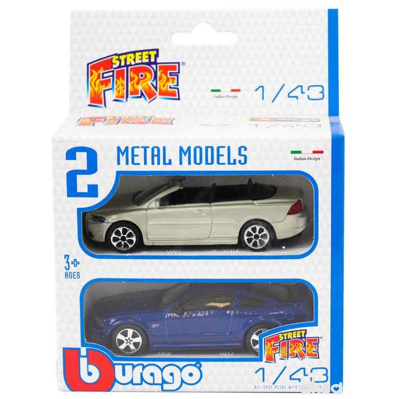 Burago street fire set 2 kom