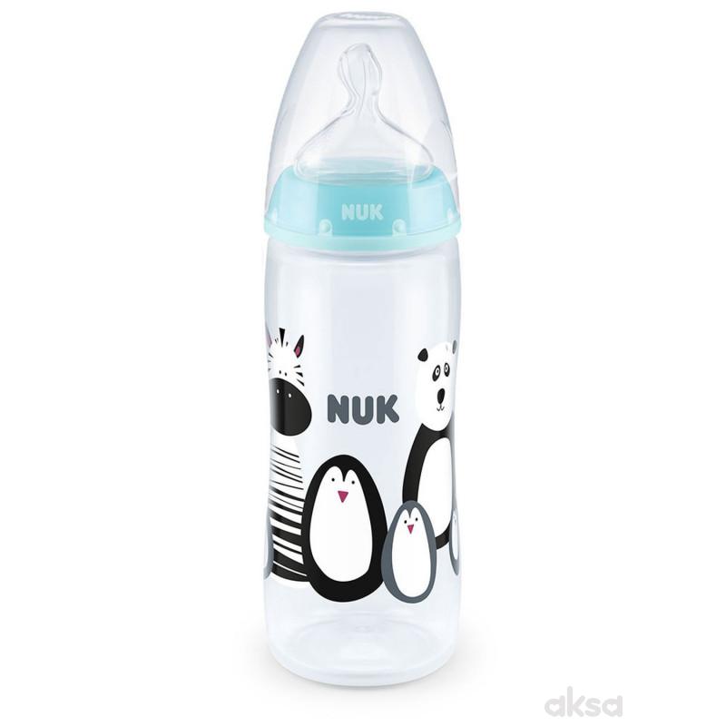 Nuk FC flašica sa tem. Indik monohrom, 300ml 6-18M 