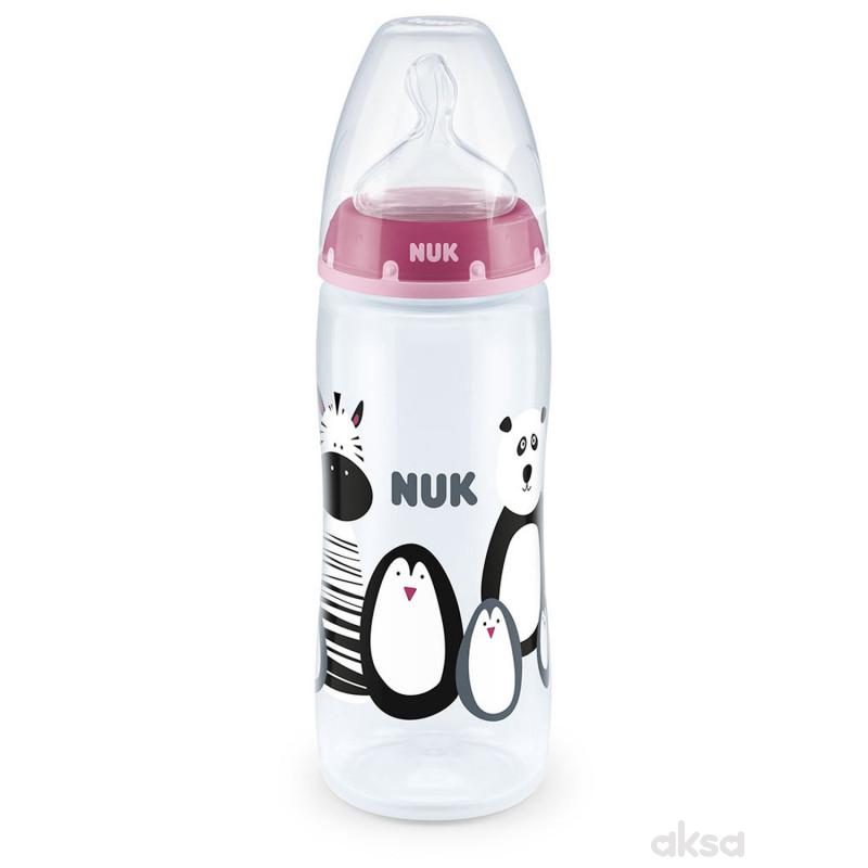 Nuk FC flašica sa tem. Indik monohrom, 300ml 6-18M 