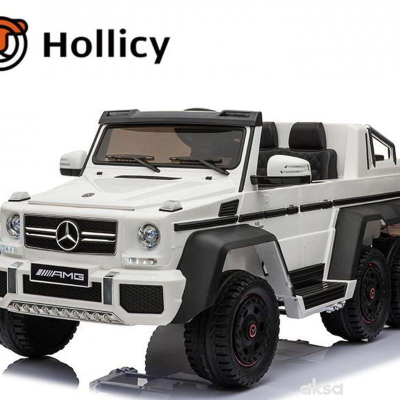 Mercedes G63 AMG automobil na akumulator, beli 