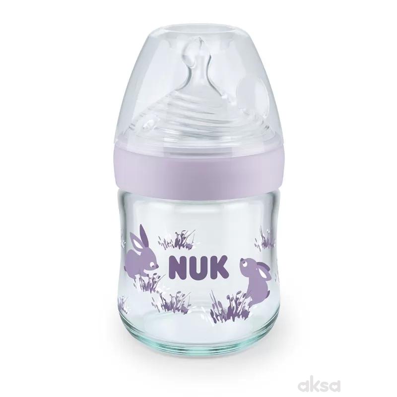 Nuk plastična flašica NS sa tem. Indik, 150ml 0-6M 