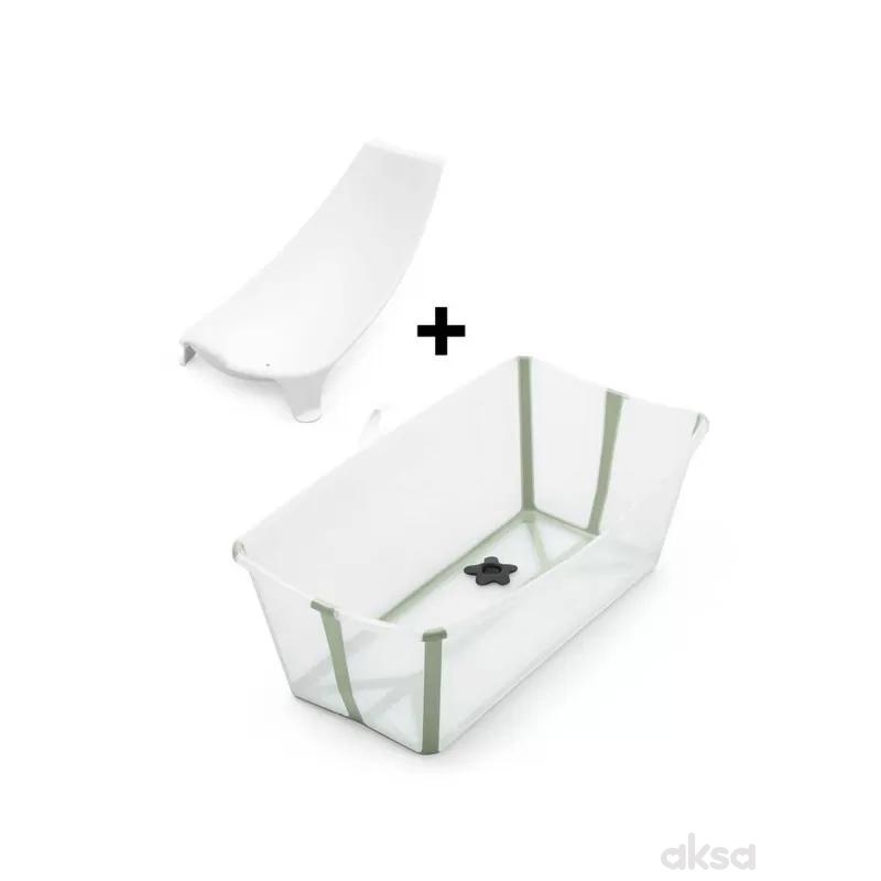 Stokke set kadica Flexi Bath Transparent Green
