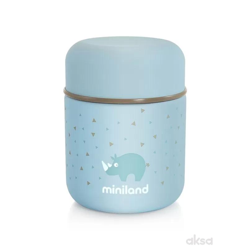 Miniland termos za hranu mini plavi, 280ml